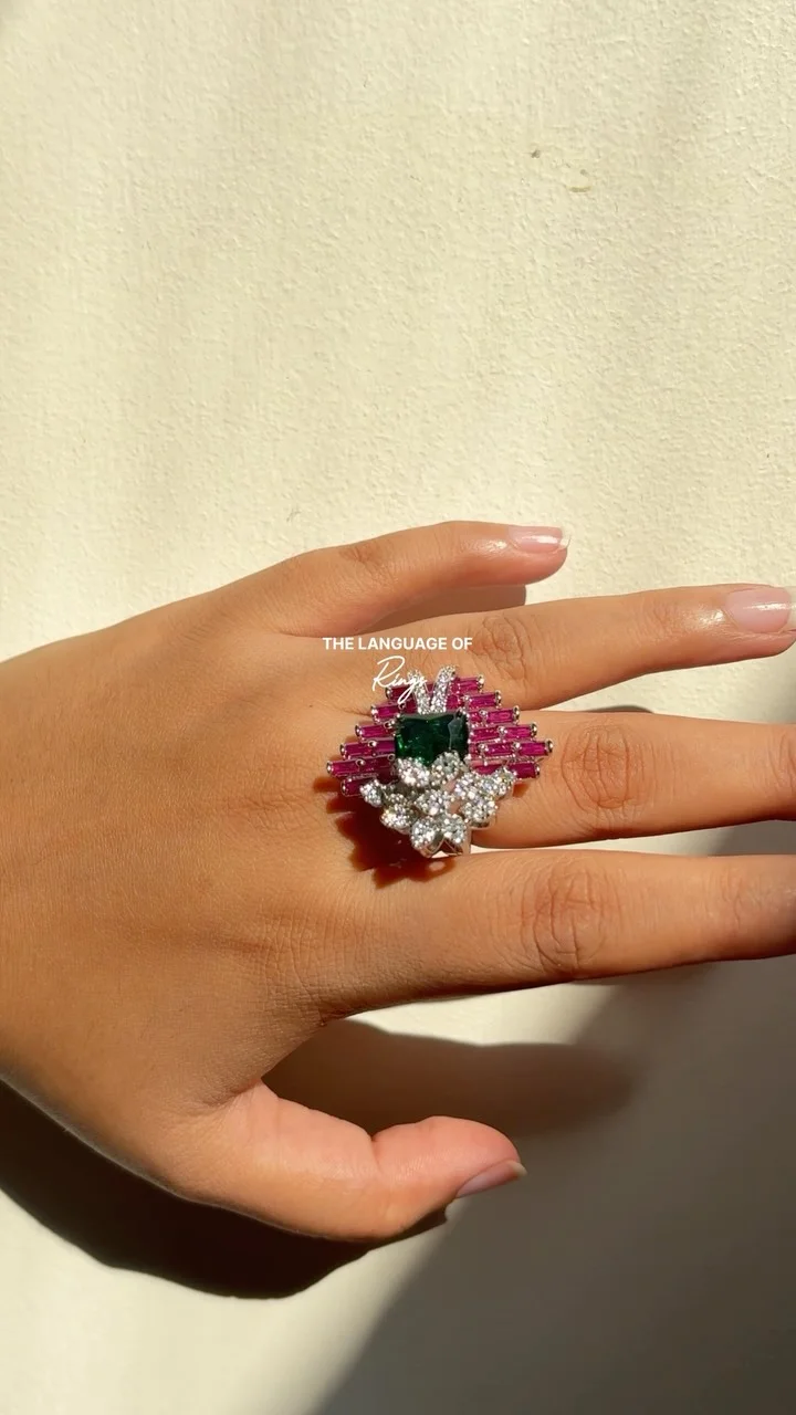 Jewel Blossom Ring